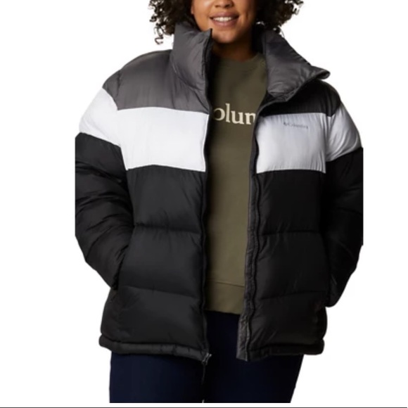 Columbia Womens Puffect Color Block Jacket - Picture 1 of 6